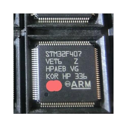 Free shipping 5PCS/LOT STM32F407VET6 STM32F407 STM32F407V