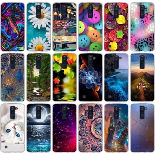 Case For LG K8 K350N K350DS LTE K350E Escape 3 K373 Phoenix 2 Case Silicone Soft TPU Phone Cases For LG K7 K10 Leon Spirit Cover