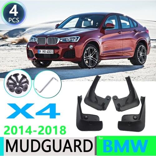 For BMW X4 F26 2014~2018 2015 2016 2017 Mudguard Mud Flaps Guard Splash Flap Mudguards Car Accessories