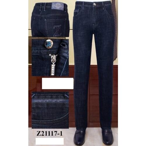 BILLIONAIRE Jeans winter thick cowhide men 2020 new Business British Cotton Casual Comfortable high quality big size 31-40