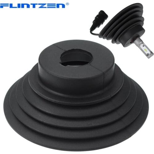 Flintzen Universal LED Headlight Car Dust Cover Rubber Waterproof Dustproof Sealing Headlamp Covers Car Light Accessories H1 H4