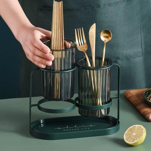 Kitchen Rack Chopsticks Storage Rack Knife Holder Kitchen Organizer Spoon Holder Cutlery Knife and Fork Drainer Home Use
