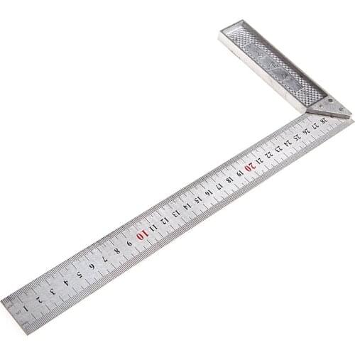 30cm Stainless Steel Right Measuring Angle Square Ruler New