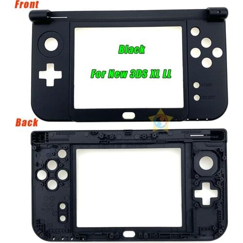 For Nintendo New 3DS XL Matte Middle Frame Housing Shell Cover Case Replacement for New 3DS XL LL Game Console 2 Colos