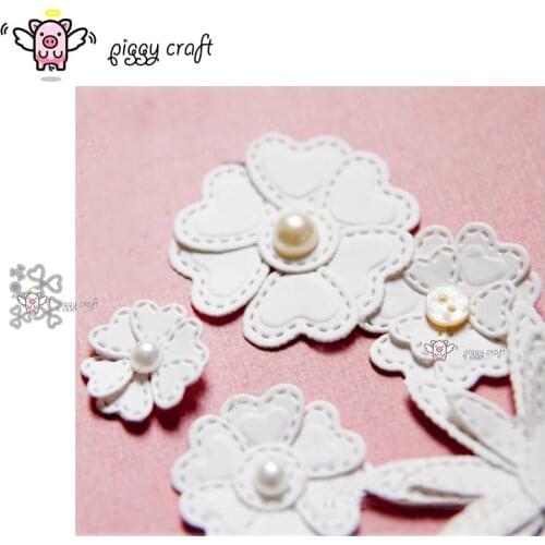 Piggy Craft metal cutting dies cut die mold New Flower decoration Scrapbook paper craft knife mould blade punch stencils dies