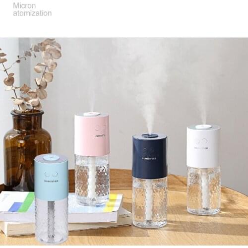 Mini Air Humidifier USB Charging Led Night Light Aromatherapy Essential Oil Aroma Diffusers for Home Car Office