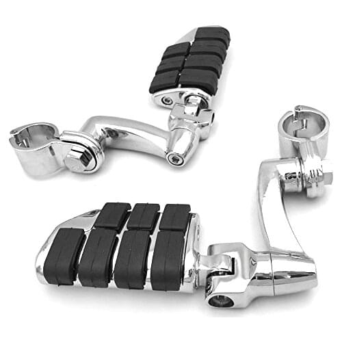 Motorcycle Footrest For Honda GoldWing VTX1300 Shadow Valkyrie Triumph Road Glide Ultra FLTRU Equipped with 1-1/4 inch chromed