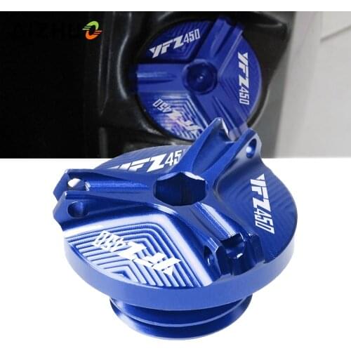 Motorcycle Engine Oil Filler Cup Cap Oil Filler Cap Plug Cover For Yamaha YFZ450 YFZ 450 2004-2009 2005 2006 2007 2008