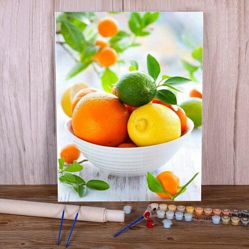 Fruit Grape Painting By Numbers Kit Acrylic Paints 40*50 Canvas Painting Paintings Crafts For Adults For Drawing Art