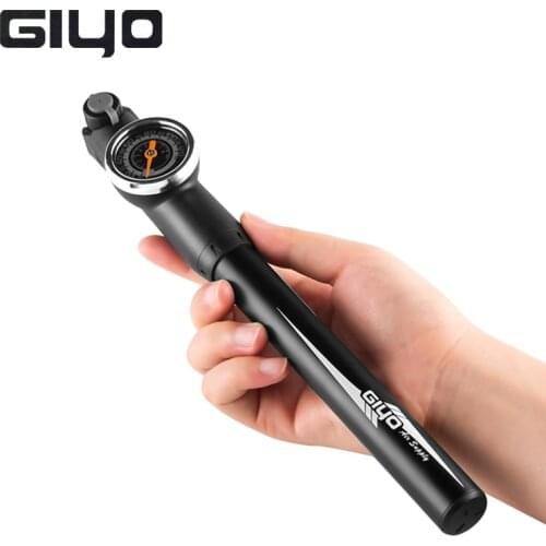 120PSI Mini Portable Bicycle Pump Aluminum Alloy Cycling Bike Pump Schrader Valve MTB Mountain Bike Pump Bicycle Accessory