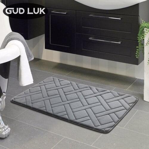 High Quality 40x60cm rectangl Bath Mat Bathroom Bedroom Non-slip Mats Foam Rug Shower Carpet for Bathroom Kitchen Bedroom ZA-002