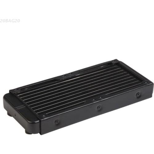 Water Cooling Computer Radiator 10 Pipe Aluminum Heat Exchanger Liquid Cooling Heat Sink for CPU PC Water Cool System