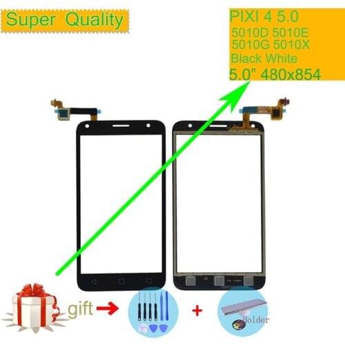 For Alcatel One Touch Pixi 4 5.0 OT 5010 5010D 5010E 5010G 5010X OT5010 Touch Screen Panel Sensor Digitizer Glass Touchscreen