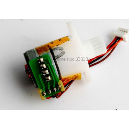 5pcs 2 phase 4 wire Dia 15mm stepper motor with micro planetary reducer high torque micro stepping motor with output gear