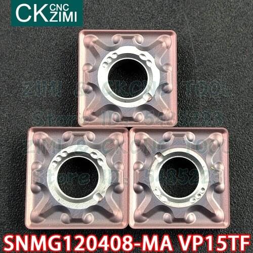 SNMG120408-MA VP15TF SNMG 120408 MA VP15TF Carbide Insert External Turning Inserts Tool CNC Metal lathe Tool for stainless steel