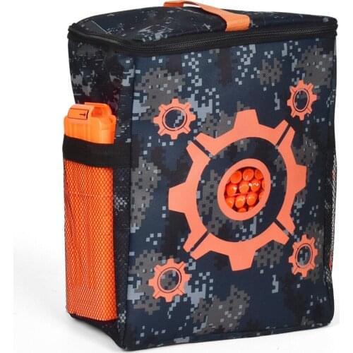 Oxford Cloth Target Pattern Shooting Practice Bag Soft Bullet Bag for Nerf - Camouflage Storage Bag For Soft Bullets Magazines