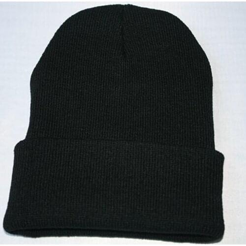 Knitting Beanies Casual Thread Hip Hop Hat Adult Men Beanie Female Wool Knitted Beanie Elastic Hats Unisex #WS