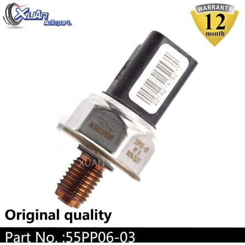 XUAN 55PP06-03 Fuel Rail High Pressure Regulator Sensor Valve For Peugeot 107 206 207 307 308 407 Partner Ranch 1.6 HDi 6PH1001