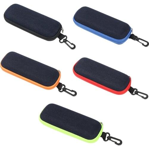 1PC Portable Eyewear Cases EVA Zipper Glasses Protector Box Holder Women Men Sunglasses Hard Case Eyewear Accessories