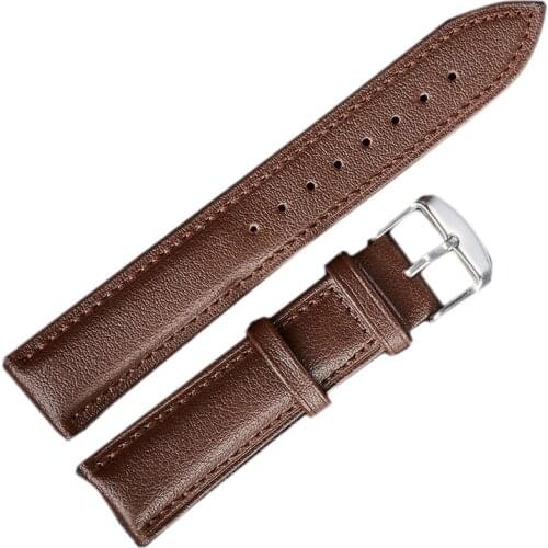 10PCS Genuine Leather Watch Belt 12-24 mm black&Brown Alfajr Azan Watch WA 10 Strap ALHarameen Muslim Watch 6102 Band