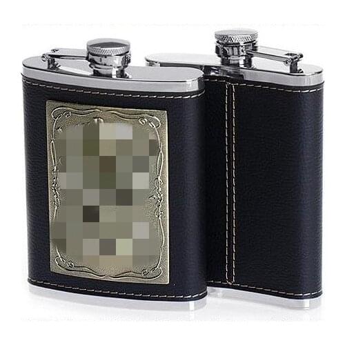 7oz Portable Stainless Steel Hip Flask Flagon Whiskey Wine Pot Bottle + Funnel + Cup Travel Tour Classic Drinkware