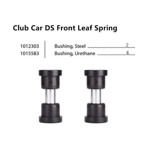 Club Car DS Front Leaf Spring for Club Car DS Golf Cart 1992 + UP,Bushing and Sleeve Kit OEM#1015583,1012303