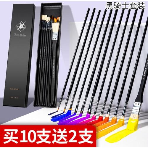 Gouache Painting Fan-shaped Pen Line Pen Paint Brush Color Acrylic Brush Watercolor Brush Oil Brush