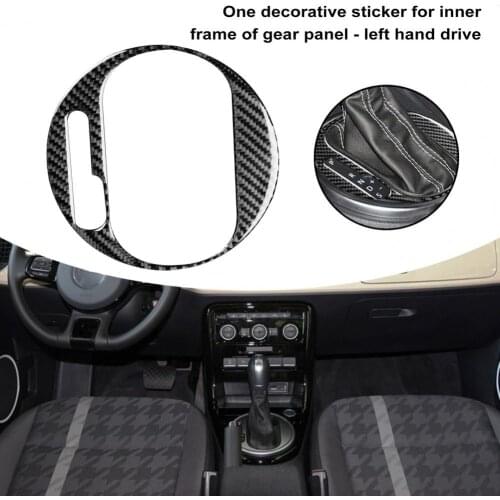 Lightweight Exquisite Inner Gear Shift Box Sticker Carbon Fiber Panel Sticker Heat-resistant