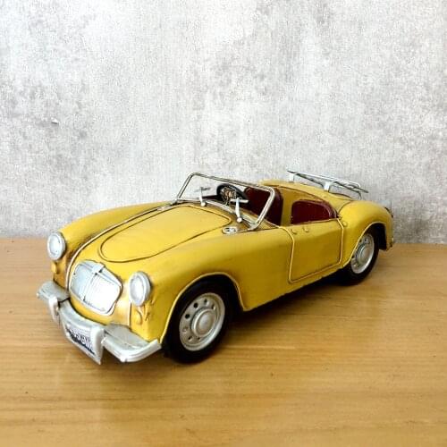 Sport Car-Model-Toys Collectible Die Cast Vehicles Collectible Crafts Handmade Collection Access Ironwork Handicraft Decorations