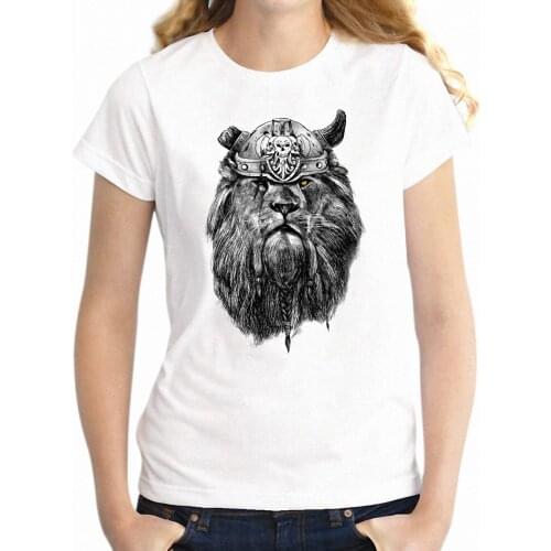 Fashion Womens Short Sleeve T-Shirt The Eye Of The King Lion Cool Girls Tshirt Tee Harajuku Streetwear