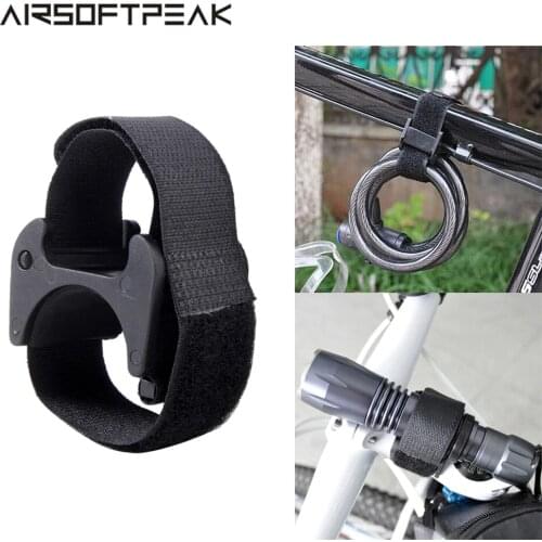 Outdoor Bike Flashlight Holder Strap Mount Led Torch Clip Clamp Lockblock Mountain Adjustable Light Lamp Bicycle Accessories