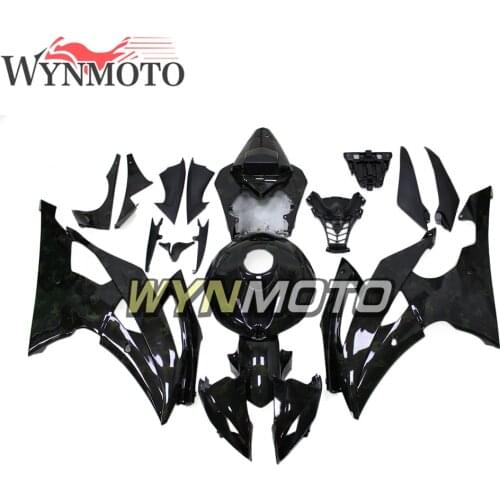 Complete ABS Plastic Injection Gloss Black Covers New Motorcycle Fairings For Yamaha YZF R6 Year 2008 - 2016 Body Frames