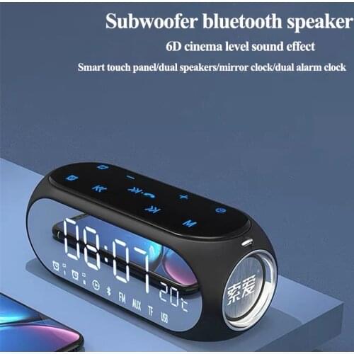 Portable Speakers Bluetooth Column Wireless Outdoor subwoofer Smart touch Double diaphragm support TF AUX USB FM radio soundbar