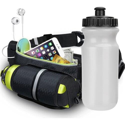 Running Marathon Waist Bag Hydration Hiking Climbing Racing Fitness Gym Lightweight Belt Bottle Hip Waist Pack