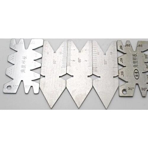 Thread turning tool gauge American Standard System ISO60 degree Central Angle Template British 55 degree central gauge NO.B1459