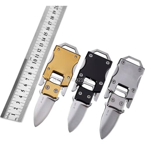 Stainless Steel Mini Folding Knife Portable Tactical Multi-purpose Outdoor Survival Knife