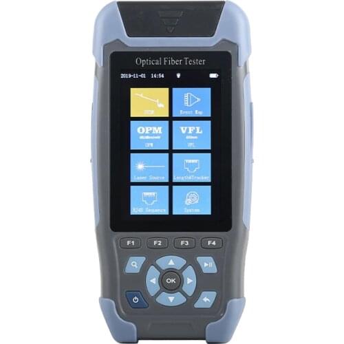 NK3200D Optical Fiber Tester Mini OTDR Optical time domain reflectometer Singlemode 24dB/22dB 64km 9 Functions 1310/1550 FC/UPC