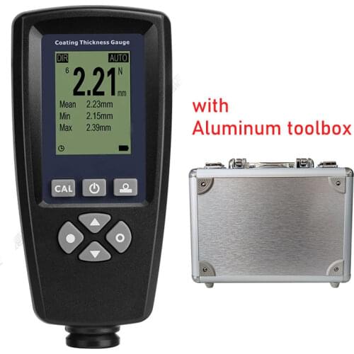 Thickness gauge 0-3000um auto Fe&NFe paint coating thickness gauge