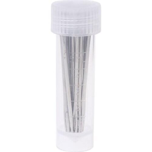Y1UU 20pcs Large-eye Stainless Steel Yarn Knitting Cross Stitch Needles Sewing Tools