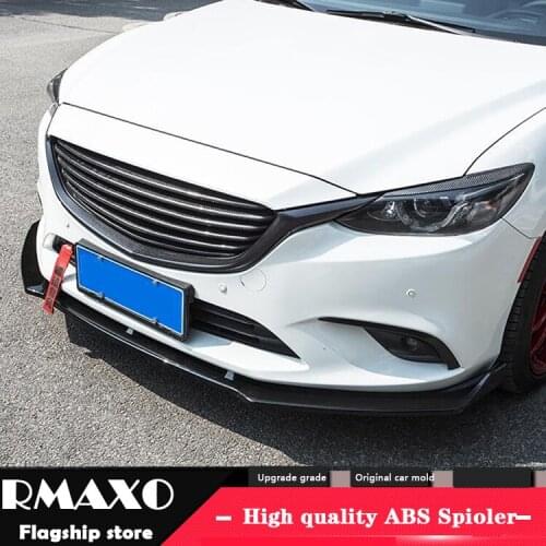 For MAZDA 6 Atenza ABS Rear Bumper Diffuser Protector For 2014-2017 Atenza Body kit bumper rear Front shovel lip rear spoiler
