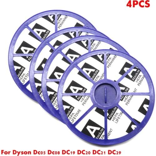 4 PCS Vacuum Cleaner Parts HEPA Filter for Dyson Dc05 Dc08 DC19 DC20 DC21 Wireless handheld robot vacuum cleaner Dyson filter