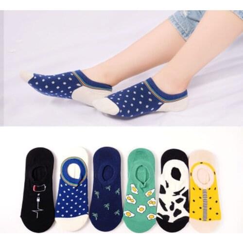 6 Pairs/lot Street style ins European and American couples cotton personality sports trend men and women socks for summer