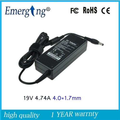 90W 19V 4.74A 4.0*1.7mm Charger Supply Laptop Adapter For DELL
