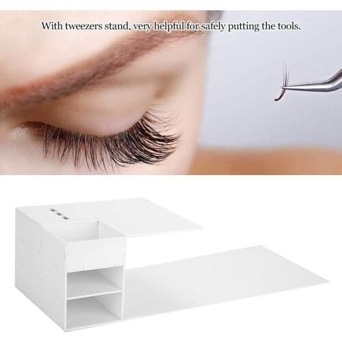 Acrylic Eyelash Grafting Tool Detachable Multifunction Lash Grafting Slot Tool Shelf Table for Salon
