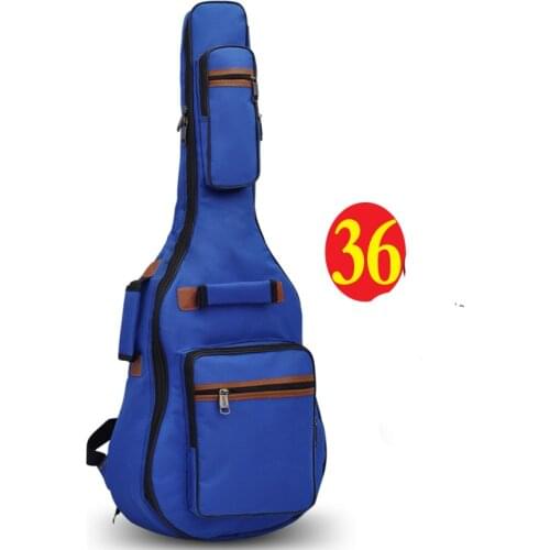 Professional protable 34 36 acoustic wood bass guitar case soft gig bag backpack cover concerts bolsa shoulder strap waterproof