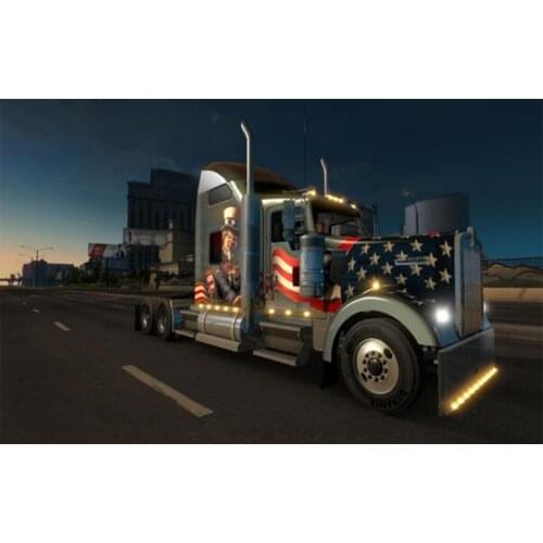 American Flag Truck DIY embroidery Diamond Painting full 5D Cross Stitch kits Mosaic paintings wall sticker wedding decor FZ690