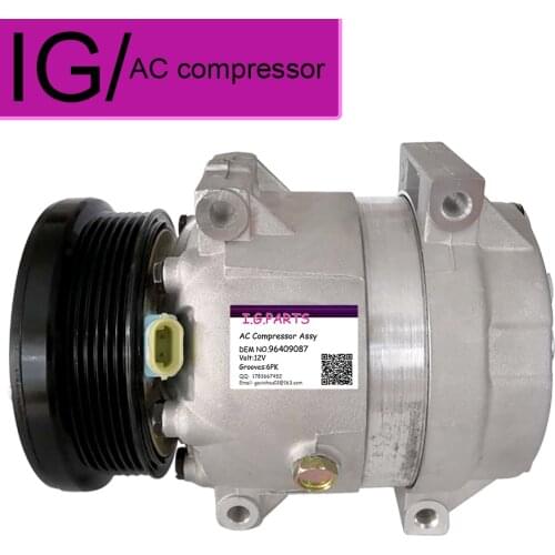 High Quality Brand New AC Compressor With Pulley For Car Chevrolet Epica 2006 2007 2008 2009 2010 95954659 96409087 96801525