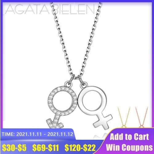 Korean Necklace for Women 925 Sterling Silver Double anchor Gold Color Chain Statement Necklace Rose Gold Jewelry Bijoux