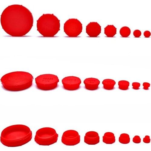 Red plastic thread protection cover plug plug nut bulkhead dust cover protective cover protective cap blocked