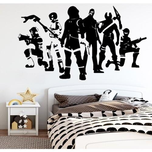 Hot Battle Royale ps4 gamer Wall Sticker Art Wall Paper For Bedroom Kids Room Nursery Decoration Vinyl Art Decal